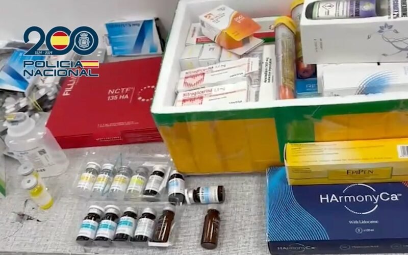 Desmantelan en Coslada una clínica estética ilegal que ofrecía ‘pinchazos low cost’ en redes sociales y aplicaba tratamientos con medicamentos caducados