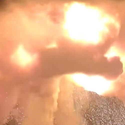 Un cohete de Blue Origin explota durante una prueba en Cabo Cañaveral