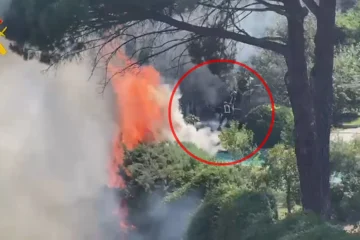 Impactantes imágenes que muestran la lucha y el avance del fuego de Madrid y Ávila captadas por un dron