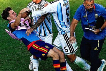 La FIFA sanciona con 10 partidos a Paredes, siete a Molina, tres a Ayala, uno a Almada y uno a Gavi por las agresiones tras la final del Mundial
