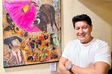 Emilio Méndez lleva a la Feria de Colmenar Viejo su particular mirada a 15 años de «Toros, Pasión y Arte»