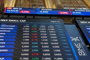 El Ibex 35 sucumbe a la negatividad del mercado