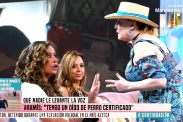 Aramís Fuster estalla en ‘Fiesta’ y se marcha del plató tras la intervención de su hijo