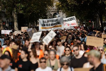Las manifestaciones y protestas por la crisis de la vivienda en España, en imágenes