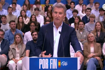 Feijóo promete una «reconstrucción nacional»